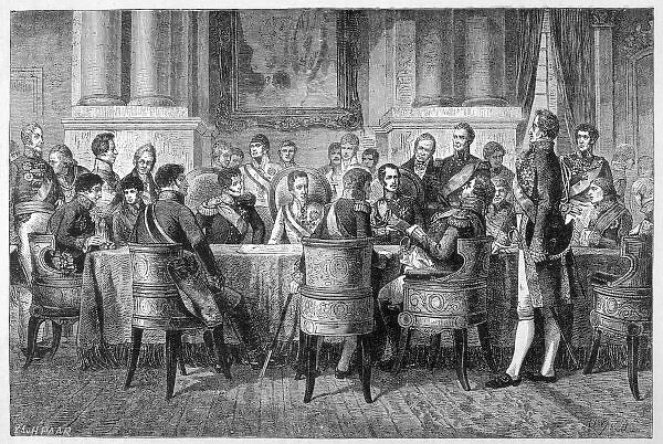 Congress of Vienna. The Allied leaders redraw the map of Europe after the