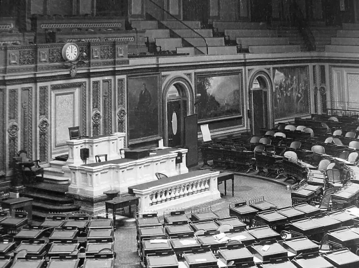 Framed Print : Congressional Chamber United States Capitol USA early 1900s Framed Print : Congressional Chamber United States Capitol USA early 1900s