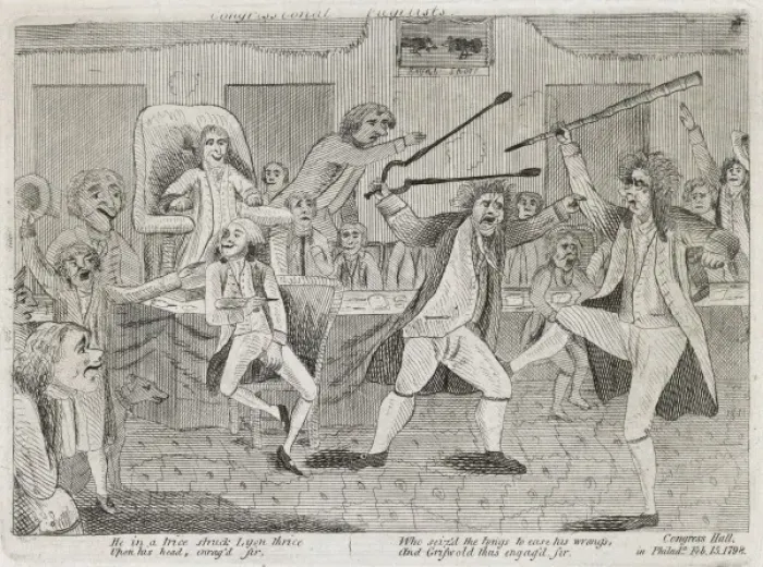 Framed Print : Congressional pugilists Framed Print : Congressional pugilists