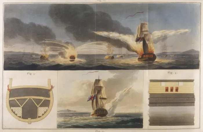 Framed Print : Congreve / Fireships Use Framed Print : Congreve / Fireships Use