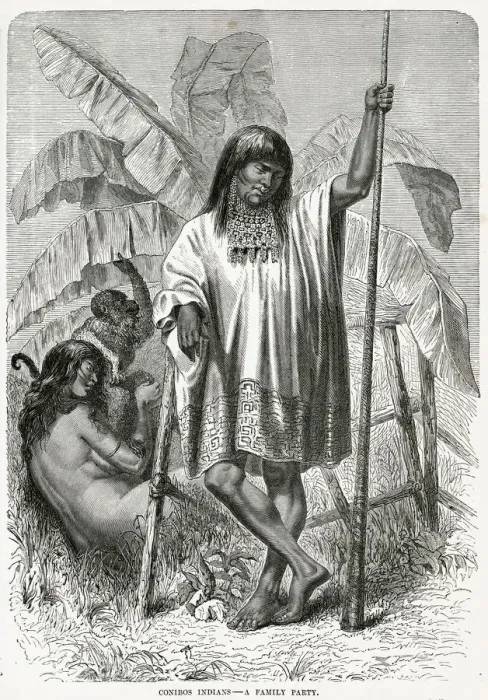Framed Print : Conibos Indians of Peru Framed Print : Conibos Indians of Peru