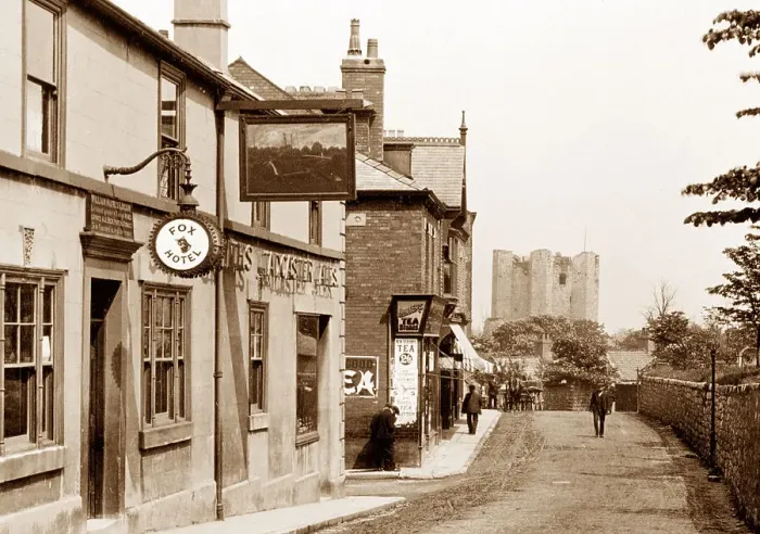 Framed Print : Conisbrough Church Street early 1900s Framed Print : Conisbrough Church Street early 1900s