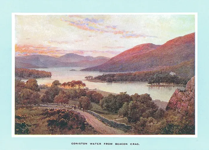 Framed Print : Coniston Water from Beacon Crag