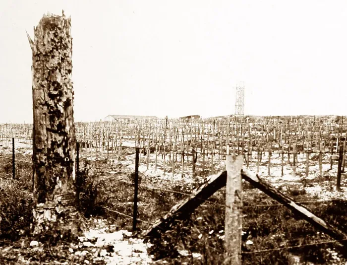 Framed Print : Connaught Cemetery, Thiepval Ridge, - WW1 Framed Print : Connaught Cemetery, Thiepval Ridge, - WW1