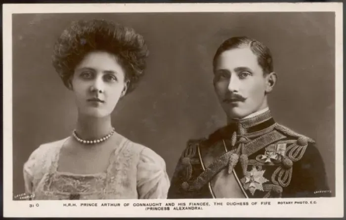 Framed Print : Connaught and Fiancee Framed Print : Connaught and Fiancee