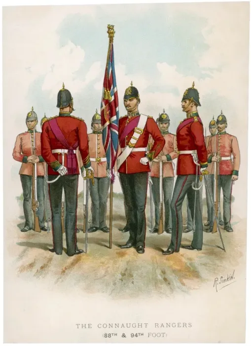 Framed Print : Connaught Rangers 1896 Framed Print : Connaught Rangers 1896
