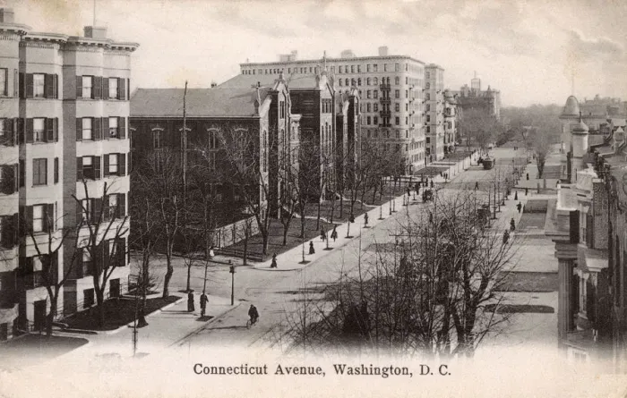 Framed Print : Connecticut Avenue, Washington, D. C. USA Framed Print : Connecticut Avenue, Washington, D. C. USA