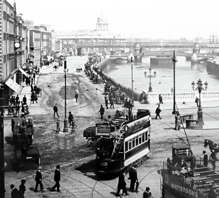 Framed Print : Connell Bridge, Dublin, Ireland, early 1900s Framed Print : Connell Bridge, Dublin, Ireland, early 1900s