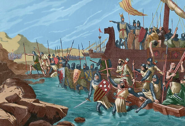Conquest of Majorca by king James I of Aragon
