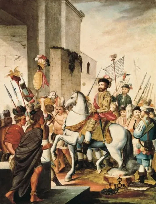 Framed Print : Conquest of Mexico (1520) Framed Print : Conquest of Mexico (1520)
