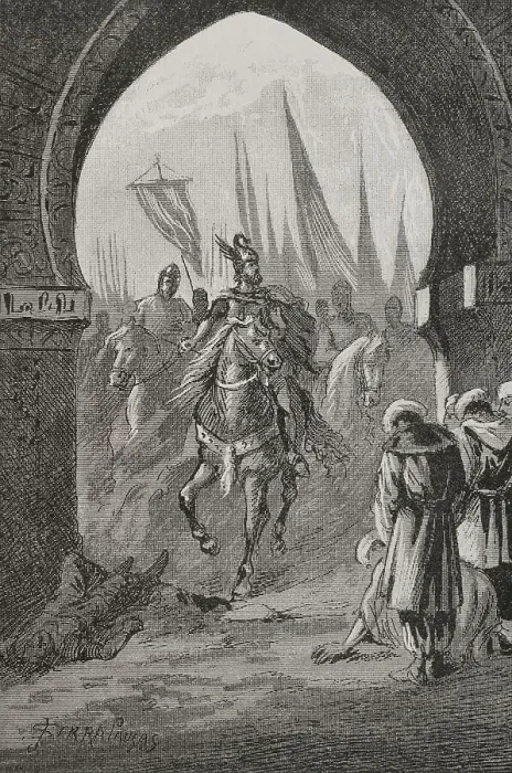 Framed Print : Conquest of Valencia. On 9 October 1238 King James Framed Print : Conquest of Valencia. On 9 October 1238 King James