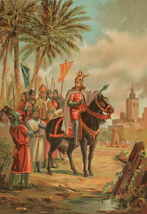 Framed Print : Conquest of Valencia. King James I (1208-1276) Framed Print : Conquest of Valencia. King James I (1208-1276)