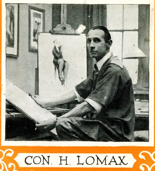 Framed Print : Conrad H. Lomax, composition artist Date: circa 1930 Framed Print : Conrad H. Lomax, composition artist Date: circa 1930