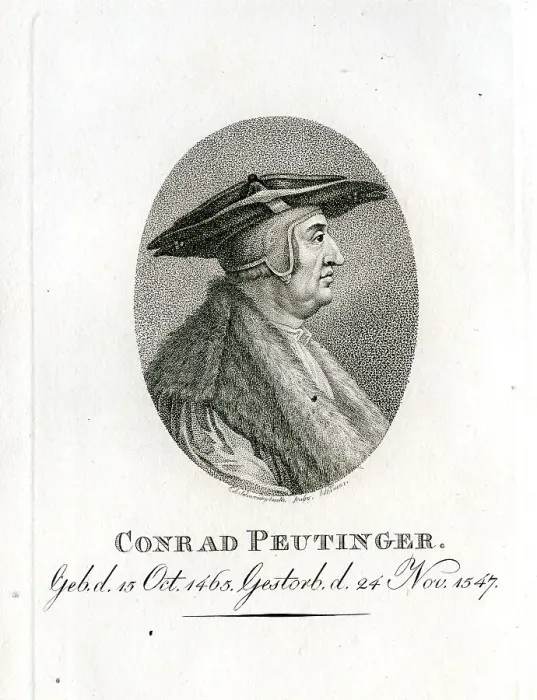 Framed Print : Conrad Peutinger - Cartographer Framed Print : Conrad Peutinger - Cartographer