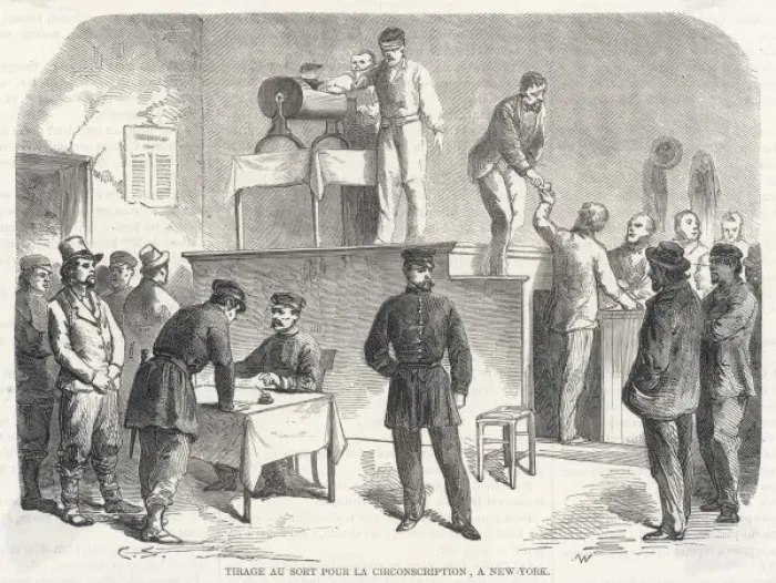 Framed Print : Conscription New York Framed Print : Conscription New York