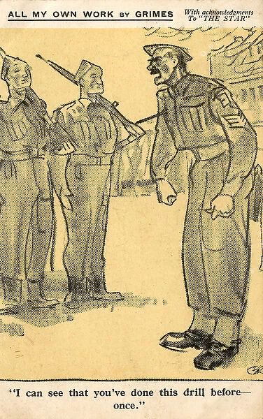 Conscripts fail to impress their sergeant