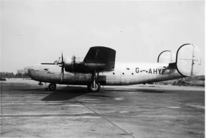 Framed Print : Consolidated Liberator II G-AHYF of BOAC Framed Print : Consolidated Liberator II G-AHYF of BOAC