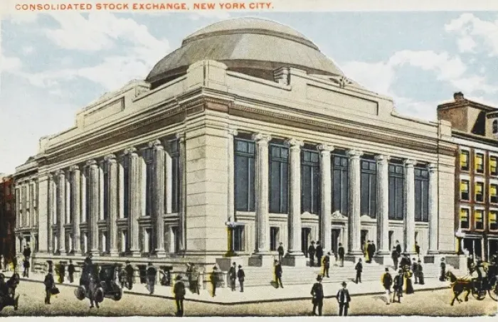 Framed Print : Consolidated Stock Exchange, New York Framed Print : Consolidated Stock Exchange, New York