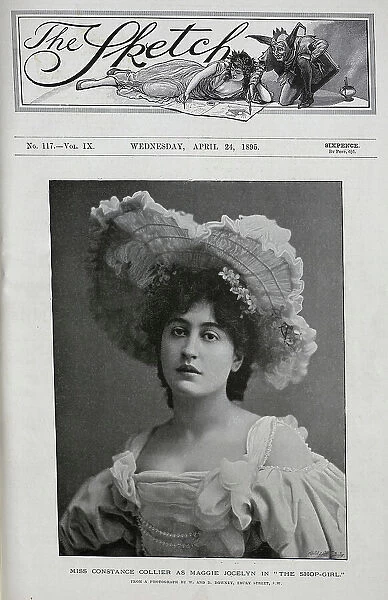 Constance Collier, actress, theatrical studio portrait