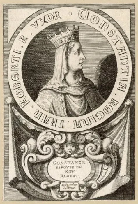 Framed Print : Constance, Q of Robert Framed Print : Constance, Q of Robert