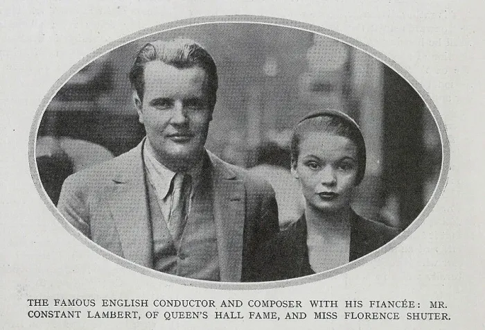 Framed Print : Constant Lambert and Florence Shuter Framed Print : Constant Lambert and Florence Shuter