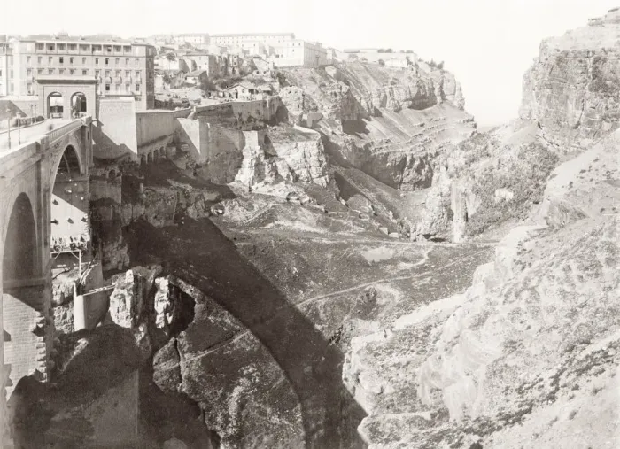 Framed Print : Constantine - Rhumel river ravine, Algeria Framed Print : Constantine - Rhumel river ravine, Algeria