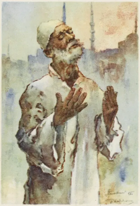 Framed Print : Constantinople - Dervish at prayer Framed Print : Constantinople - Dervish at prayer