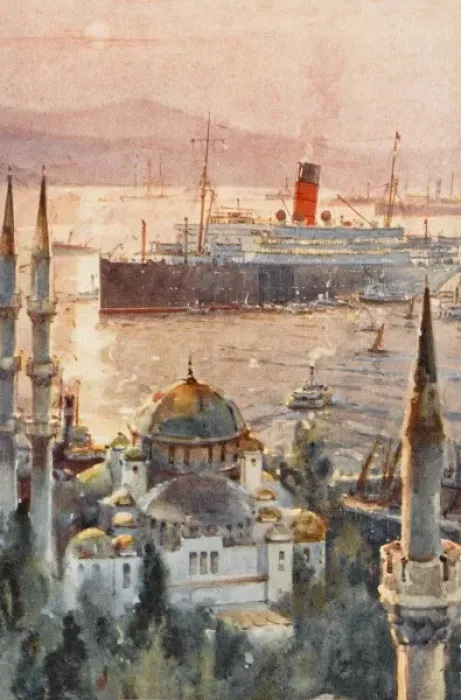 Framed Print : Constantinople - RMS Carinthia Framed Print : Constantinople - RMS Carinthia
