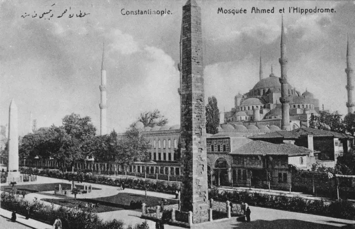 Framed Print : Constantinople - Sultan Ahmet I Mosque Framed Print : Constantinople - Sultan Ahmet I Mosque