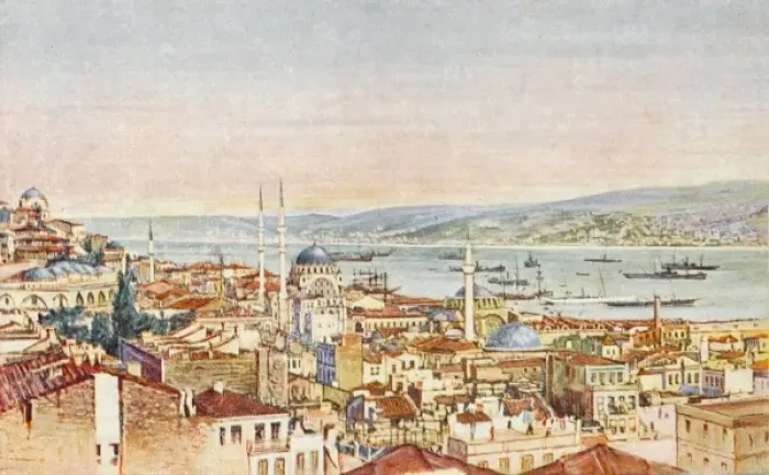 Framed Print : Constantinople - View taken from the Galata Tower Framed Print : Constantinople - View taken from the Galata Tower
