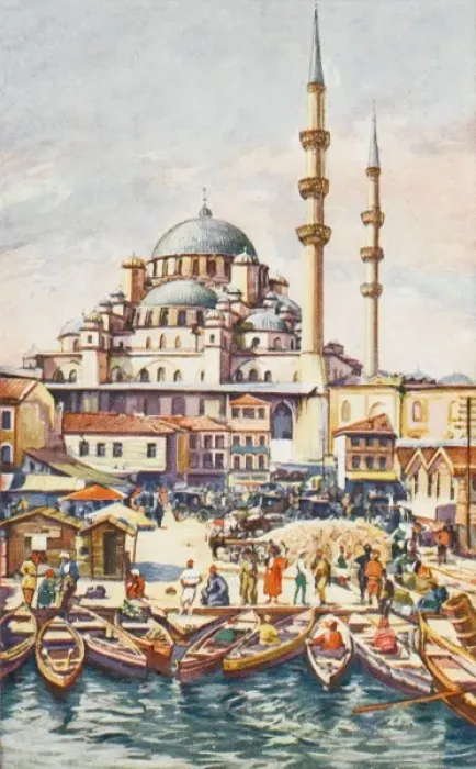 Framed Print : Constantinople - Yeni Cami Mosque Framed Print : Constantinople - Yeni Cami Mosque
