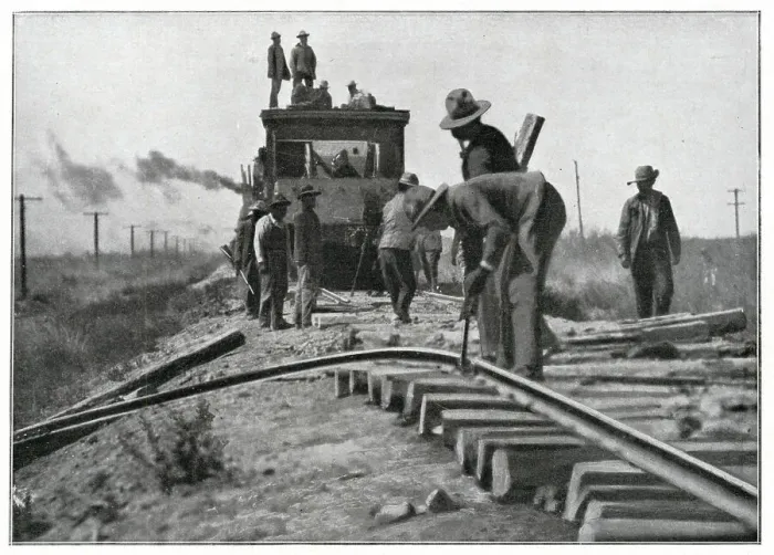 Framed Print : Constitutionalists Repair Railway Destroyed by Federalists Framed Print : Constitutionalists Repair Railway Destroyed by Federalists