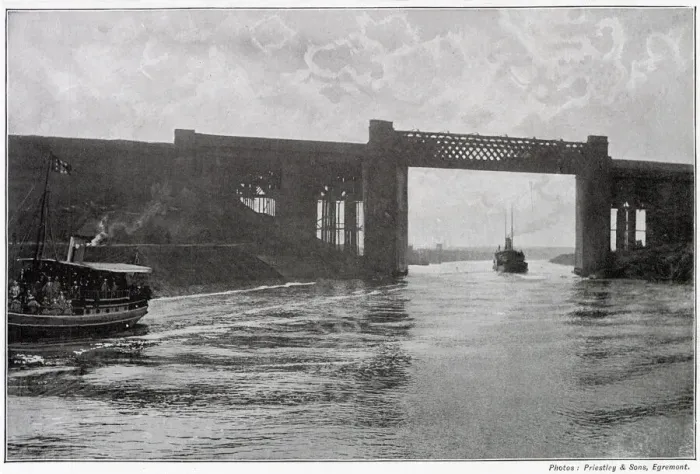 Framed Print : Construction of a canal (36-mile-long) for seagoing ships between the city of Manchester Framed Print : Construction of a canal (36-mile-long) for seagoing ships between the city of Manchester