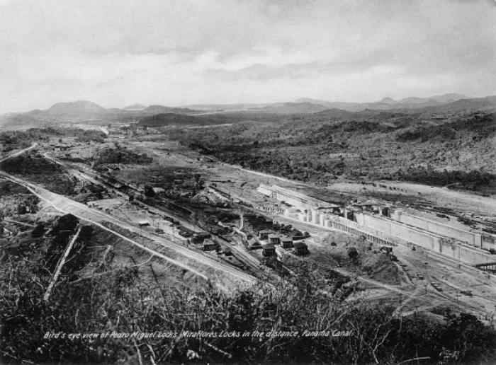 Framed Print : Construction of the Panama Canal Framed Print : Construction of the Panama Canal