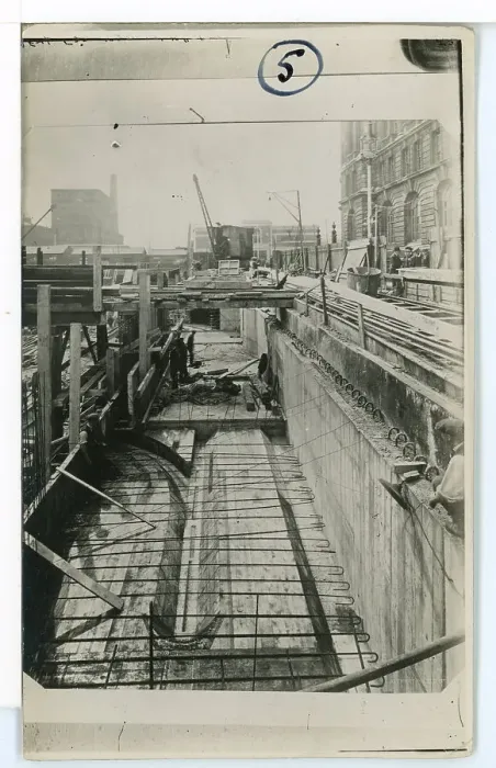 Framed Print : Construction of the Queensway Mersey Tunnel Framed Print : Construction of the Queensway Mersey Tunnel