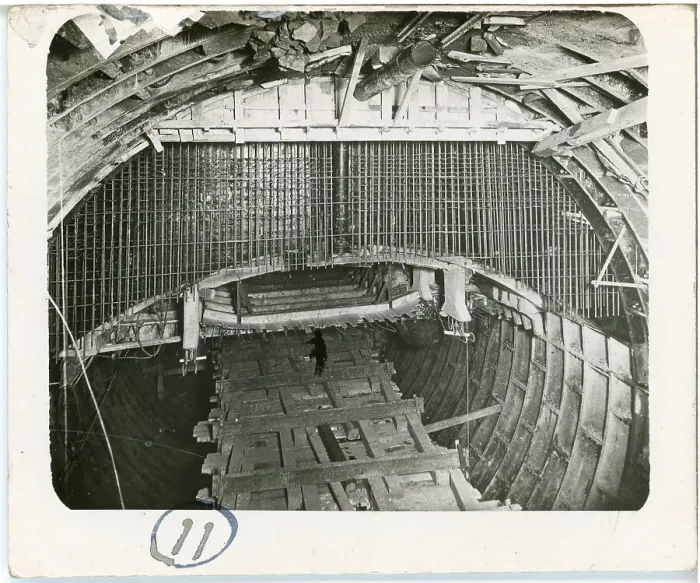 Framed Print : Construction of the Queensway Mersey Tunnel