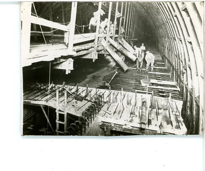 Framed Print : Construction of the Queensway Mersey Tunnel Framed Print : Construction of the Queensway Mersey Tunnel