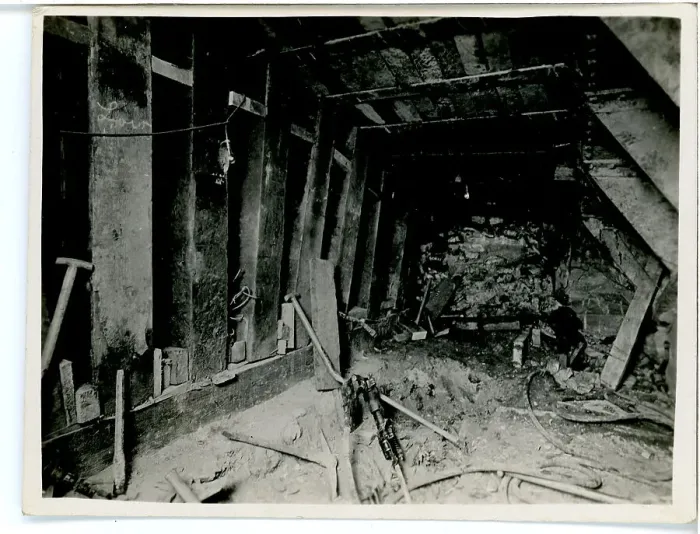 Framed Print : Construction of the Queensway Mersey Tunnel Framed Print : Construction of the Queensway Mersey Tunnel