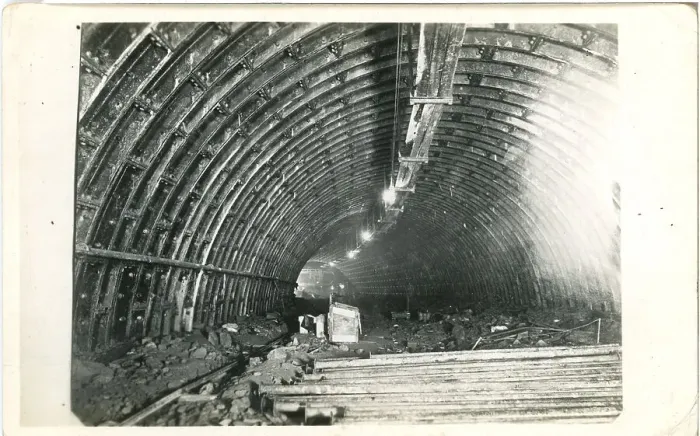 Framed Print : Construction of the Queensway Mersey Tunnel Framed Print : Construction of the Queensway Mersey Tunnel