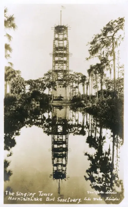 Framed Print : Construction of Singing Tower, Lake Wales, Florida, USA Framed Print : Construction of Singing Tower, Lake Wales, Florida, USA