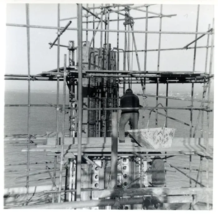 Framed Print : Construction Work, Seacombe, Cheshire Framed Print : Construction Work, Seacombe, Cheshire