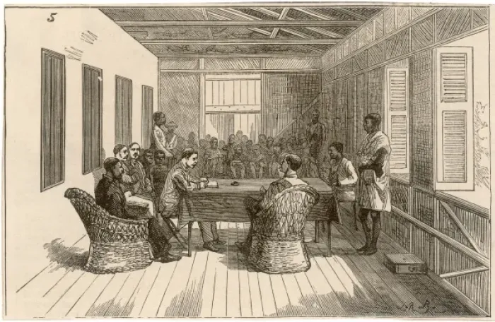 Framed Print : Consular Court, Nigeria Framed Print : Consular Court, Nigeria