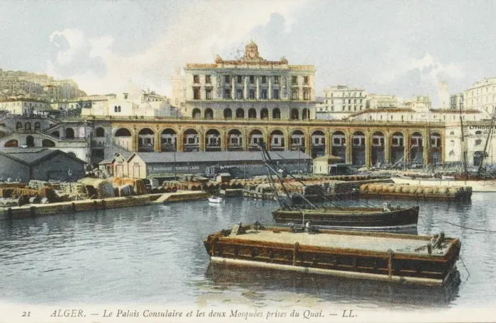 Framed Print : The Consulate Palace and Mosques Framed Print : The Consulate Palace and Mosques