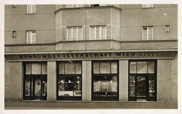 Framed Print : Consumer cooperative - Arndtstrasse, Vienna, Austria Framed Print : Consumer cooperative - Arndtstrasse, Vienna, Austria