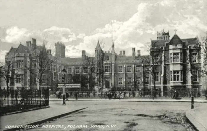 Framed Print : Consumption Hospital, Fulham Road, London Framed Print : Consumption Hospital, Fulham Road, London