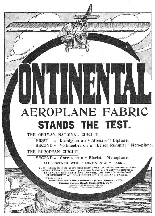 Framed Print : Continental Aeroplane Fabric Framed Print : Continental Aeroplane Fabric