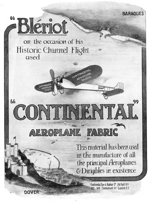 Framed Print : The Continental Tyre & Rubber Co. Aeroplane Fabrics Framed Print : The Continental Tyre & Rubber Co. Aeroplane Fabrics
