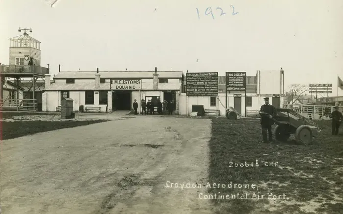 Framed Print : Control Tower and Customs Office, Croydon Aerodrome, Surrey Framed Print : Control Tower and Customs Office, Croydon Aerodrome, Surrey