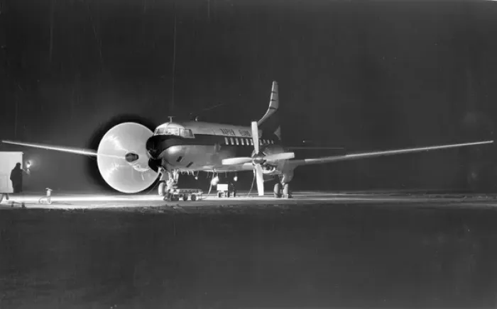 Framed Print : Convair 340 G-ANVP after conversion Framed Print : Convair 340 G-ANVP after conversion