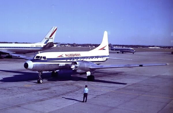 Convair 580 of Allegheny at Hartford, Conn - Photo by H